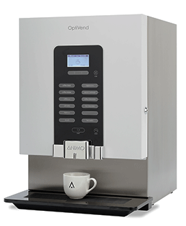 Kaffeevollautomat von Animo für lösliche Produkte - OptiVend NG für Tassen und Becher
