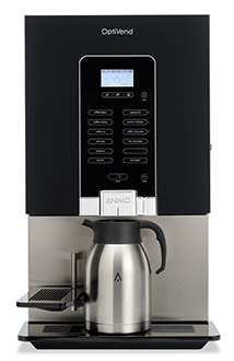 Kaffeevollautomat von Animo für lösliche Produkte - OptiVend NG für Kannen und Tassen